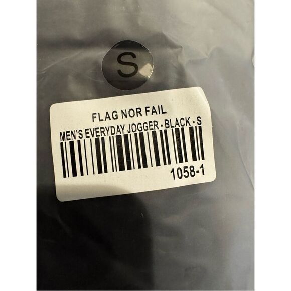 Flag nor Fail NWT Everyday Jogger Pants in Black Size Small - Picture 3 of 5